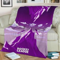 Rocket League Fleece Throw Blanket Meaningful Gift For Halloween Christmas