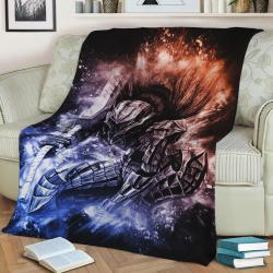 Berserk Fleece Throw Blanket Meaningful Gift For Halloween Christmas