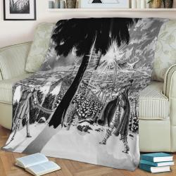 Berserk Fleece Throw Blanket Meaningful Gift For Halloween Christmas