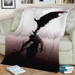 Black Clover Fleece Throw Blanket Meaningful Gift For Halloween Christmas