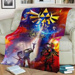 Link Fleece Throw Blanket Meaningful Gift For Halloween Christmas