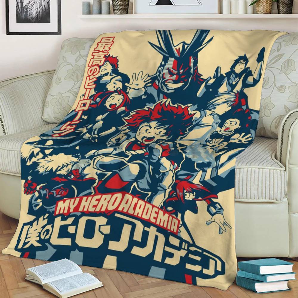 My Hero Academia Fleece Throw Blanket Meaningful Gift For Halloween Christmas