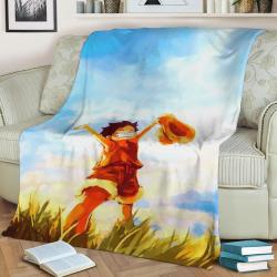 One Piece Fleece Throw Blanket Meaningful Gift For Halloween Christmas