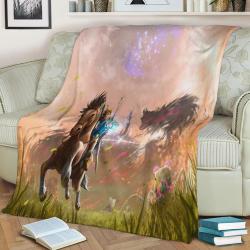 The Legend Of Zelda Fleece Throw Blanket Meaningful Gift For Halloween Christmas