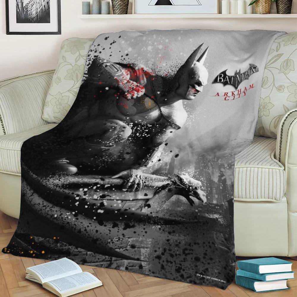 Batman Fleece Throw Blanket Meaningful Gift For Halloween Christmas