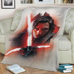 Kylo Ren Fleece Throw Blanket Meaningful Gift For Halloween Christmas