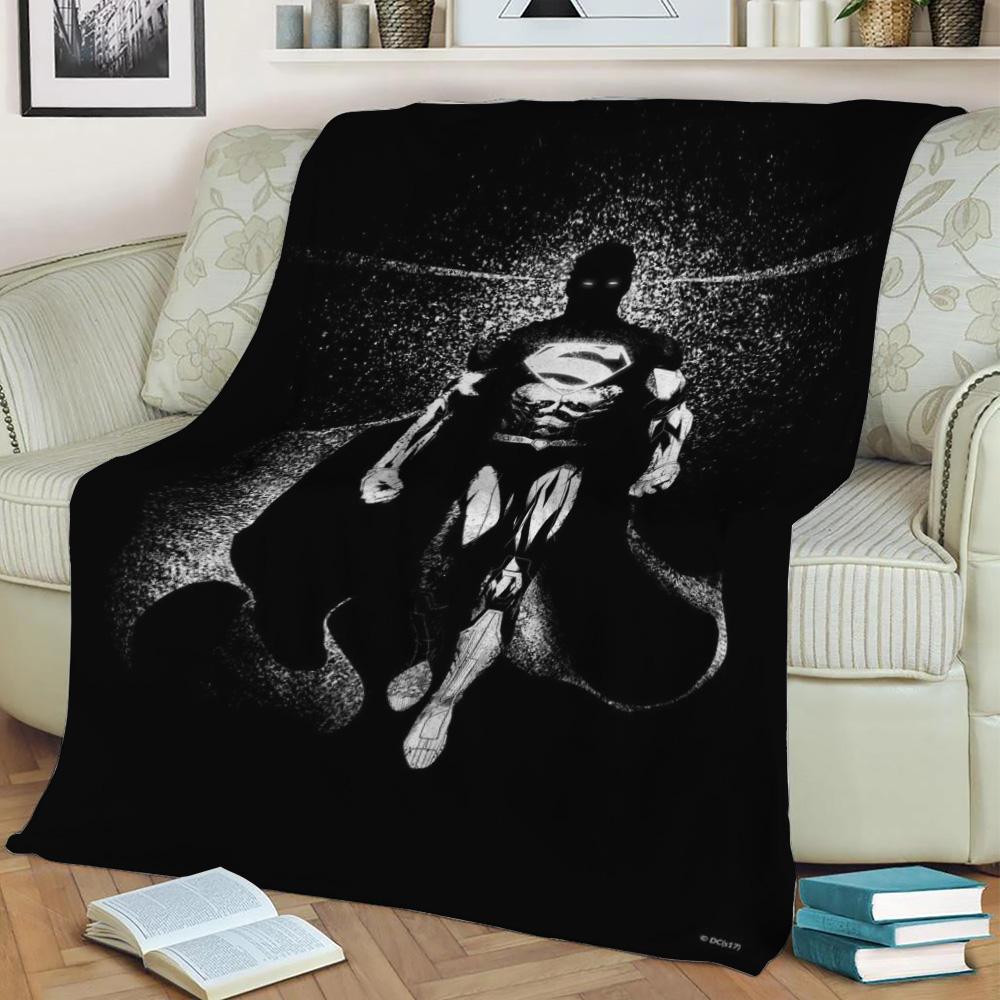 Superman Fleece Throw Blanket Meaningful Gift For Halloween Christmas