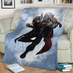 Thor Fleece Throw Blanket Meaningful Gift For Halloween Christmas