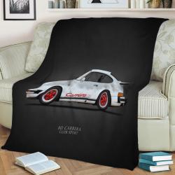 911 Carrera Club Sport Fleece Throw Blanket Meaningful Gift For Halloween Christmas