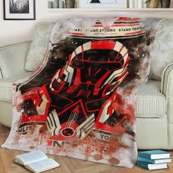 Mass Effect Fleece Throw Blanket Meaningful Gift For Halloween Christmas