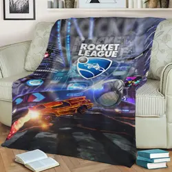 Rocket League Fleece Throw Blanket Meaningful Gift For Halloween Christmas