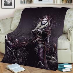 World Of Warcraft Fleece Throw Blanket Meaningful Gift For Halloween Christmas