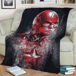 Captain Fleece Throw Blanket Meaningful Gift For Halloween Christmas