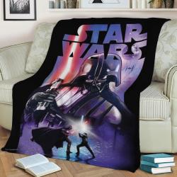 Darth Vader Fleece Throw Blanket Meaningful Gift For Halloween Christmas