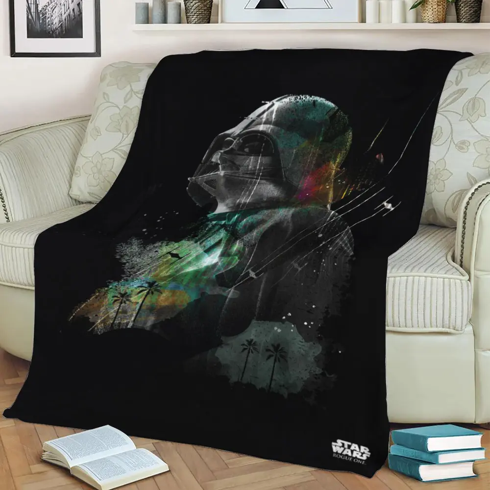 Darth Vader Fleece Throw Blanket Meaningful Gift For Halloween Christmas