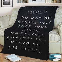 Interstellar Fleece Throw Blanket Meaningful Gift For Halloween Christmas