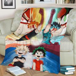 My Hero Academia Fleece Throw Blanket Meaningful Gift For Halloween Christmas