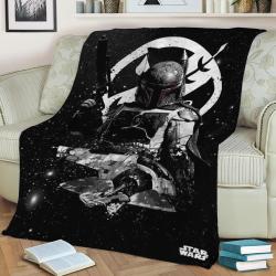 Slave I Fleece Throw Blanket Meaningful Gift For Halloween Christmas