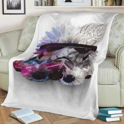 Stormtrooper Fleece Throw Blanket Meaningful Gift For Halloween Christmas