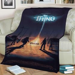 The Thing Fleece Throw Blanket Meaningful Gift For Halloween Christmas