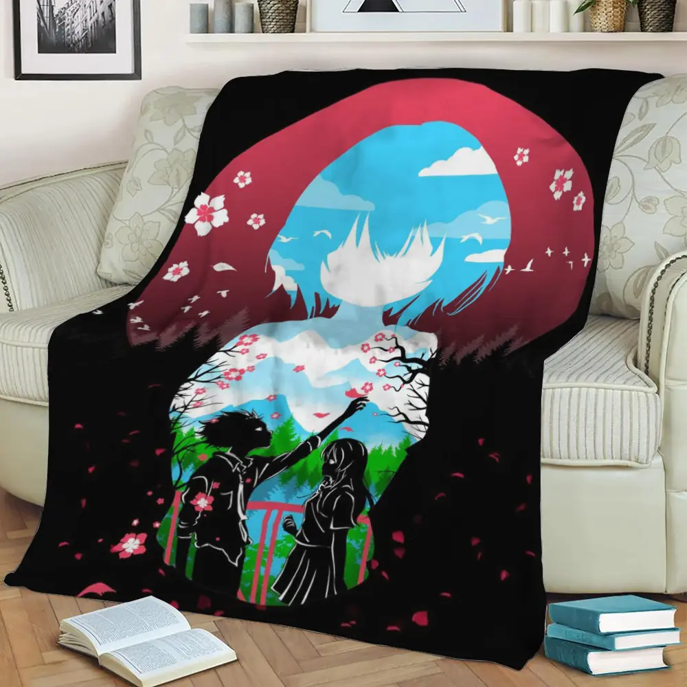 A Silent Voice Fleece Throw Blanket Meaningful Gift For Halloween Christmas