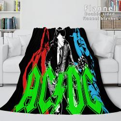 Acdc Orchestra Flannel Fleece Blanket Meaningful Gift For Halloween Christmas