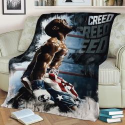 Adonis Donnie Creed Fleece Throw Blanket Meaningful Gift For Halloween Christmas