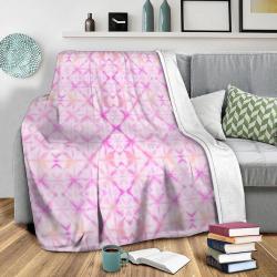 Agadir Pink Fleece Throw Blanket Meaningful Gift For Halloween Christmas