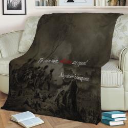 All Men Are Equal Fleece Throw Blanket Meaningful Gift For Halloween Christmas