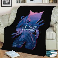Anime Cosplay Vaporwave Re Fleece Throw Blanket Meaningful Gift For Halloween Christmas