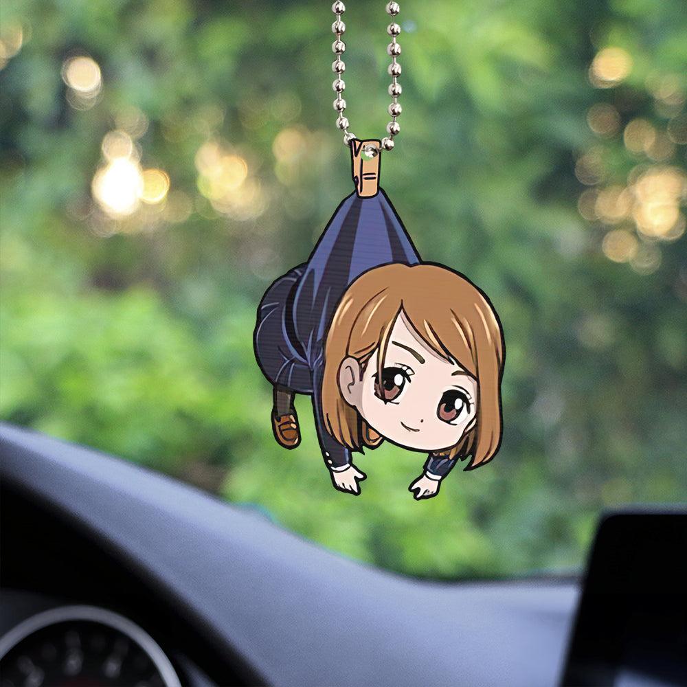 Anime Girl Nobara Jujutsu Kaisen Car Ornament Custom Car Accessories Decorations Perfect And Unique Gifts For Family On Christmas