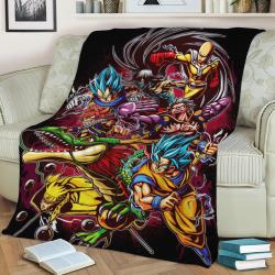 Anime Hero Fleece Throw Blanket Meaningful Gift For Halloween Christmas