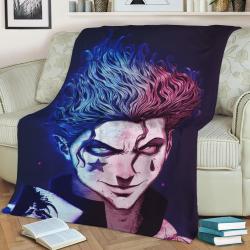 Anime Hunterxhunter Hisoka Fleece Throw Blanket Meaningful Gift For Halloween Christmas