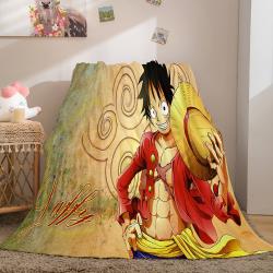 Anime One Piece Cosplay Flannel Blanket Meaningful Gift For Halloween Christmas Fleece Throw Blanket Meaningful Gift For Halloween Christmas Sets