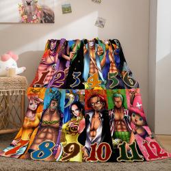 Anime One Piece Straw Hat Pirates Super Soft Flannel Throw Bed Blanket Meaningful Gift For Halloween Christmas