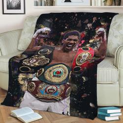 Anthony Joshua Fleece Throw Blanket Meaningful Gift For Halloween Christmas