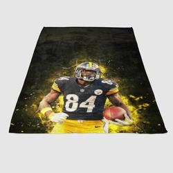 Antonio Brown Soft Fleece Blanket Meaningful Gift For Halloween Christmas