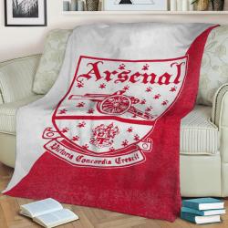 Arsenal 1949 Crest Fleece Throw Blanket Meaningful Gift For Halloween Christmas