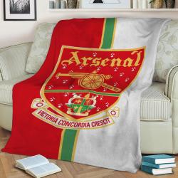 Arsenal Crest 2001 Vcc Fleece Throw Blanket Meaningful Gift For Halloween Christmas