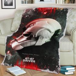 At At Driver Fleece Throw Blanket Meaningful Gift For Halloween Christmas