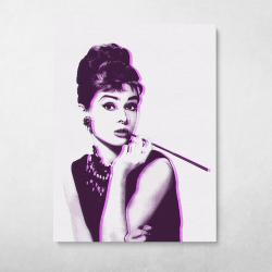Audrey Hepburn Colors Wall Art Canvas Meaning Birthday Christmas Gift For Son Daughter