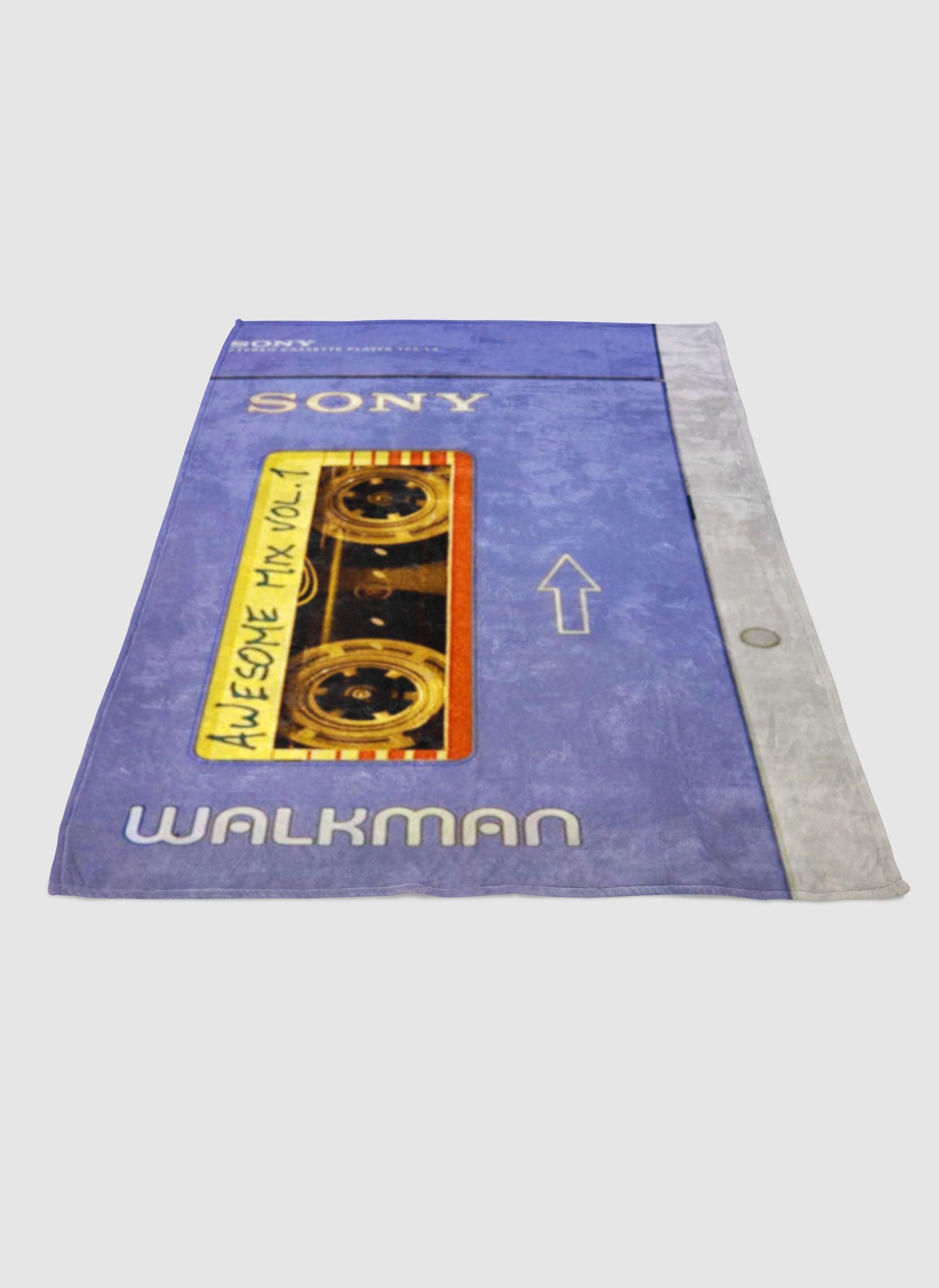 Awesome Mix Tape Vol 1 Sony Walkman Soft Fleece Blanket Meaningful Gift For Halloween Christmas