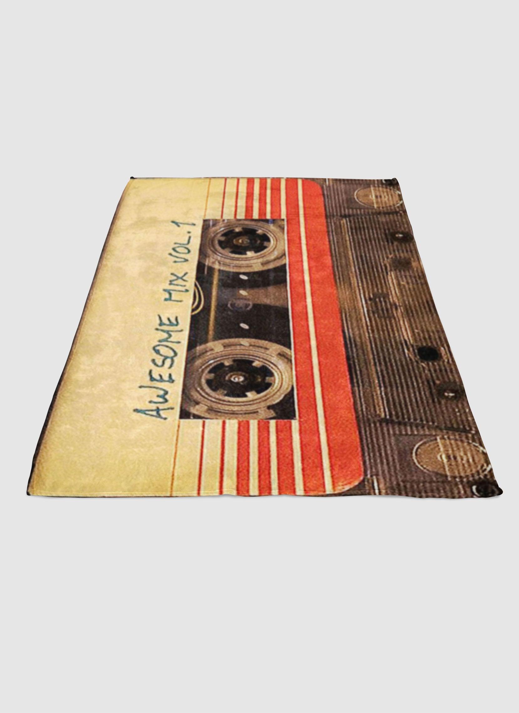 Awesome Mix Vol 1 Art Soft Fleece Blanket Meaningful Gift For Halloween Christmas