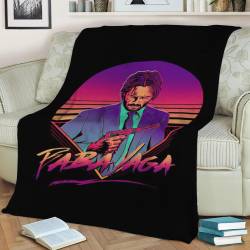 Baba Yaga Fleece Throw Blanket Meaningful Gift For Halloween Christmas