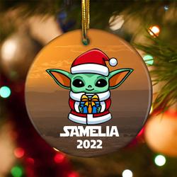 Baby Yoda Star Wars Tree Ornament Decoration Perfect And Unique Gifts For Family On Christmas