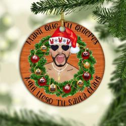 Bad Bunny Christmas Un Vareno Sin Ti 2022 Ornament Perfect And Unique Gifts For Family On Christmas