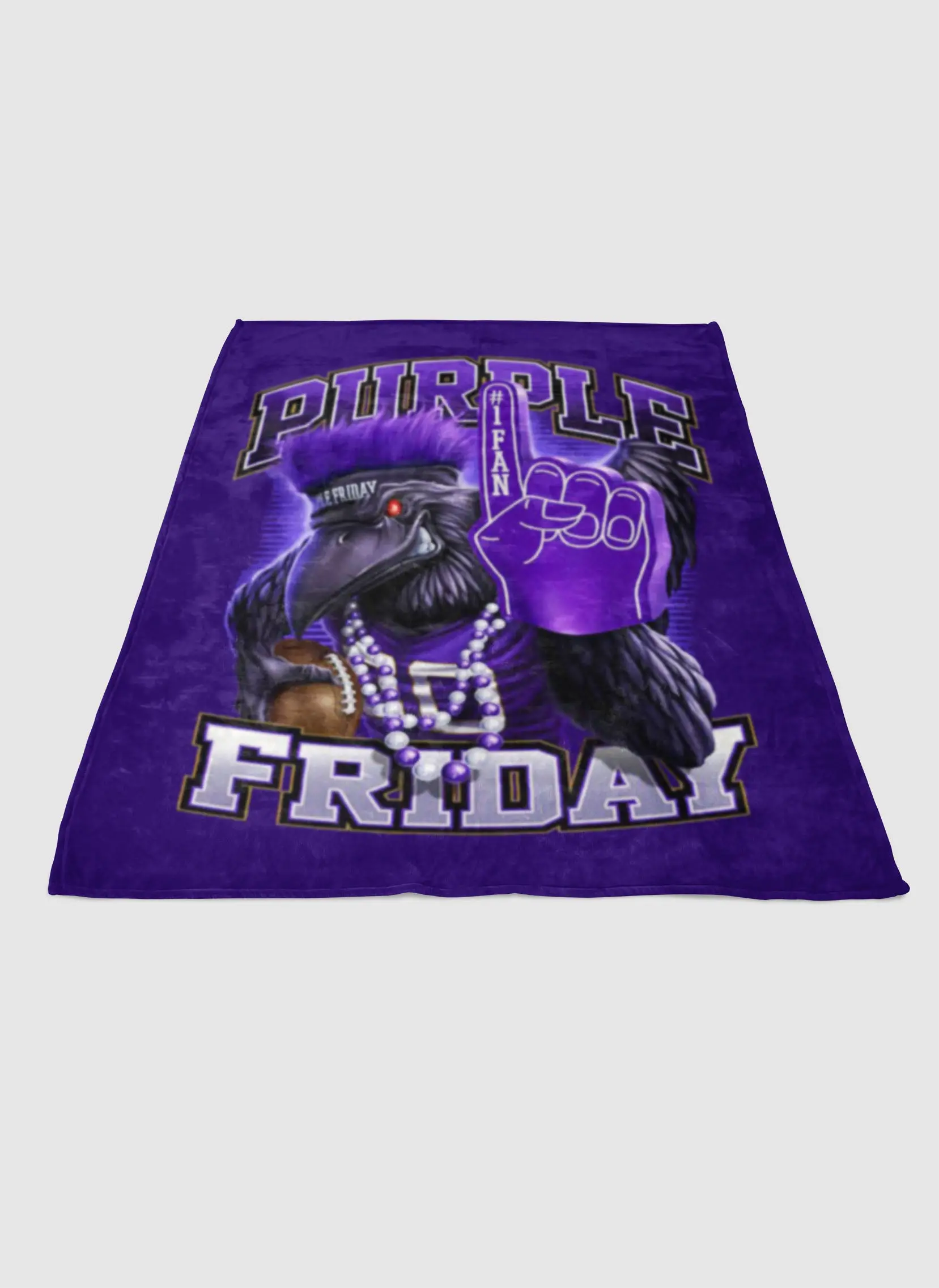Baltimore Ravens Purple Friday Soft Fleece Blanket Meaningful Gift For Halloween Christmas