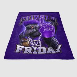 Baltimore Ravens Purple Friday Soft Fleece Blanket Meaningful Gift For Halloween Christmas