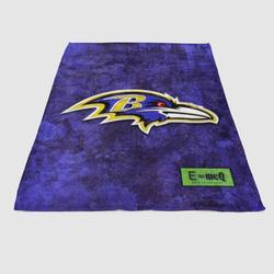 Baltimore Ravens Wallpaper Soft Fleece Blanket Meaningful Gift For Halloween Christmas