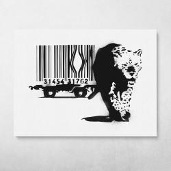 Barcode Banksy Street Art Wall Art Canvas Meaning Gift For Birthday Christmas